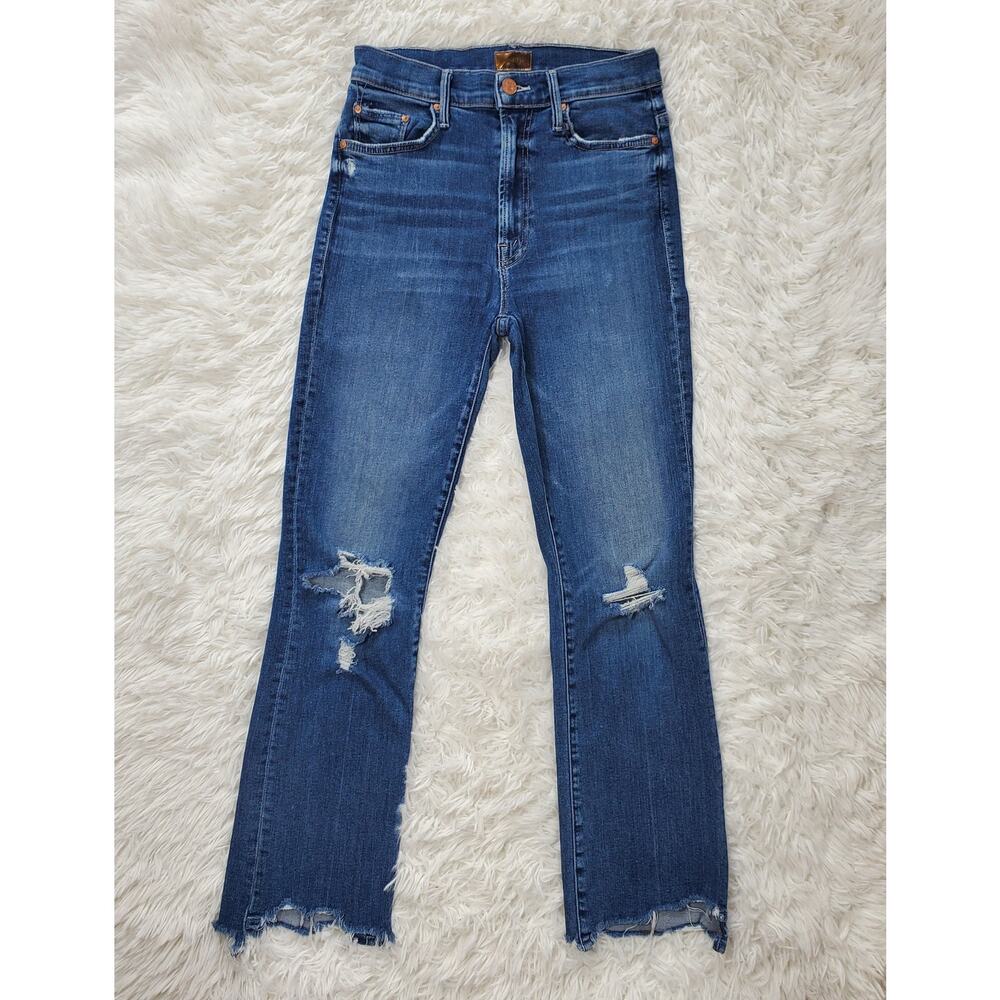 MOTHER Blue Ankle & Cropped Jeans